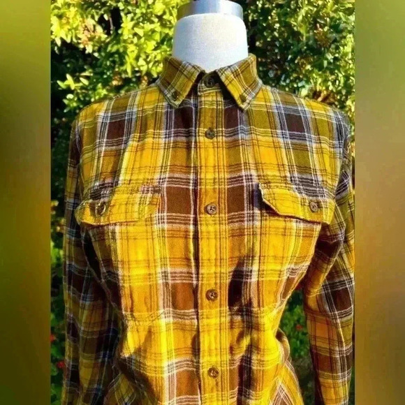 GEORGE flannel button-down long sleeve shirt - Picture 5 of 6